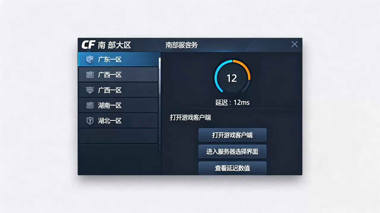 CF南部大区包括哪些服务器,怎么查询服务器延迟? CF南部大区包括哪些服务器,怎么查询服务器延迟?