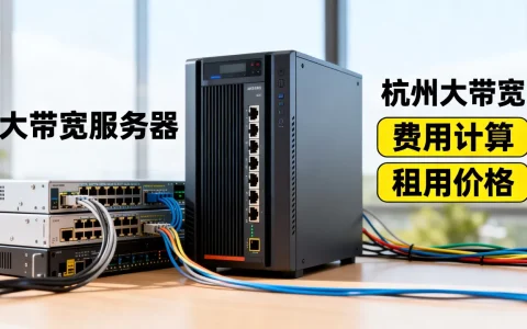 杭州大带宽服务器费用怎么算，租用价格多少
