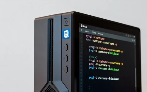 在Linux中怎样连接数据库服务器，有哪些常用命令？