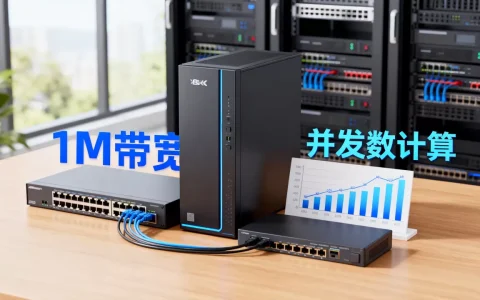 1M带宽服务器到底能支持多少并发，并发数怎么计算？