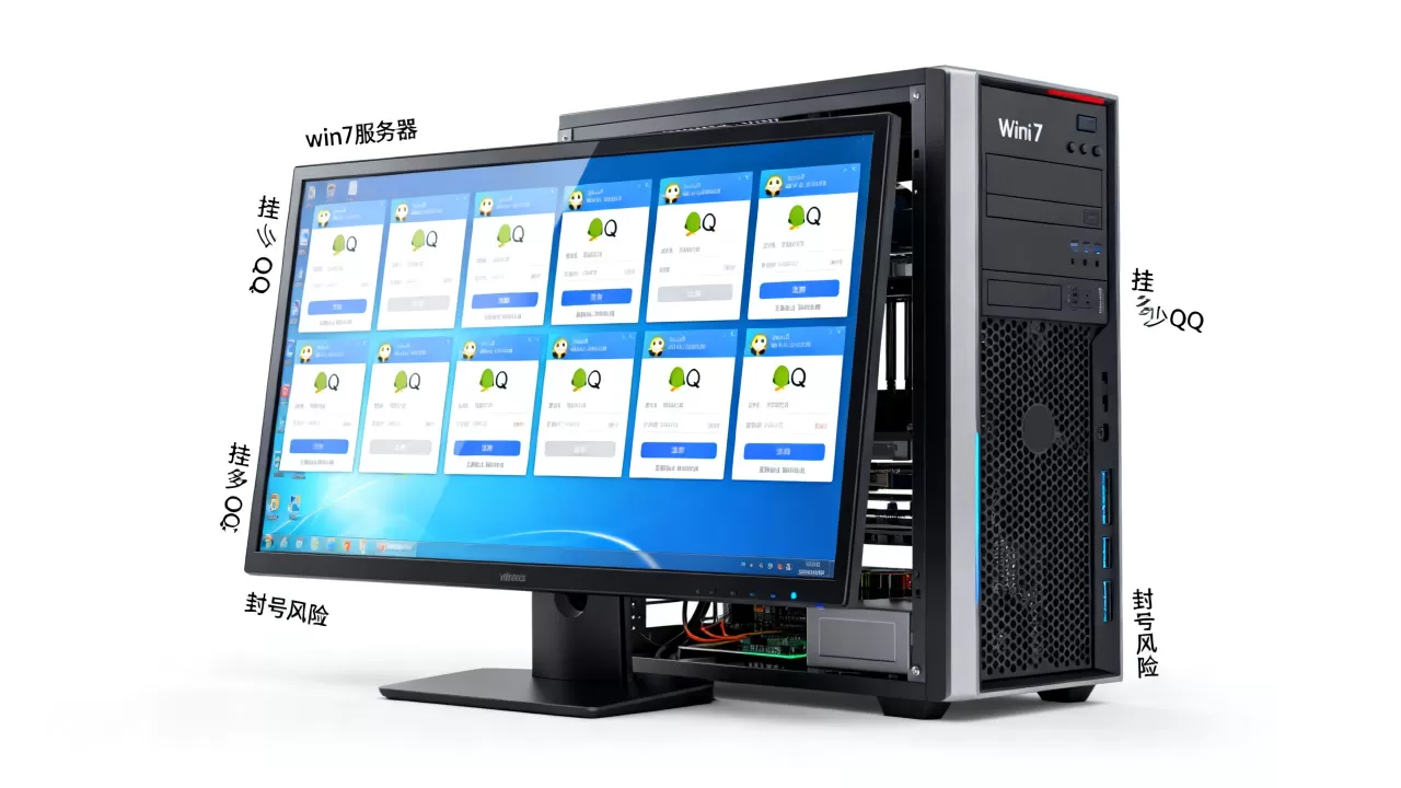 win7服务器上能挂多少QQ?,挂多个QQ会封号吗? win7服务器上能挂多少QQ?,挂多个QQ会封号吗?