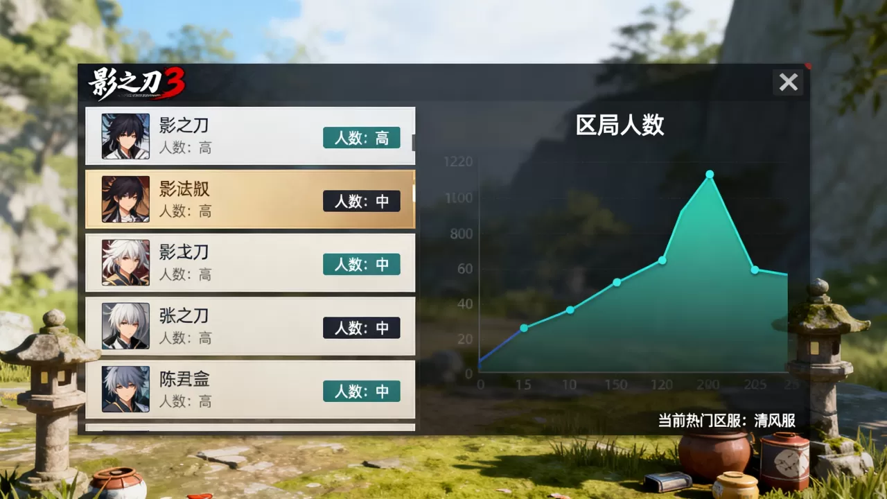 影之刃3有哪些服务器可以选,哪个区服人最多 影之刃3有哪些服务器可以选,哪个区服人最多