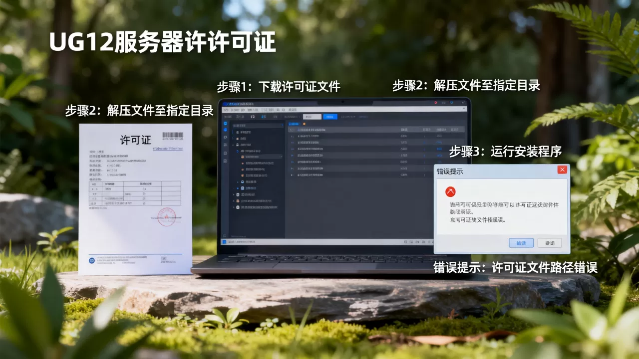 ug12服务器许可证怎么安装,安装时提示错误怎么办 ug12服务器许可证怎么安装,安装时提示错误怎么办