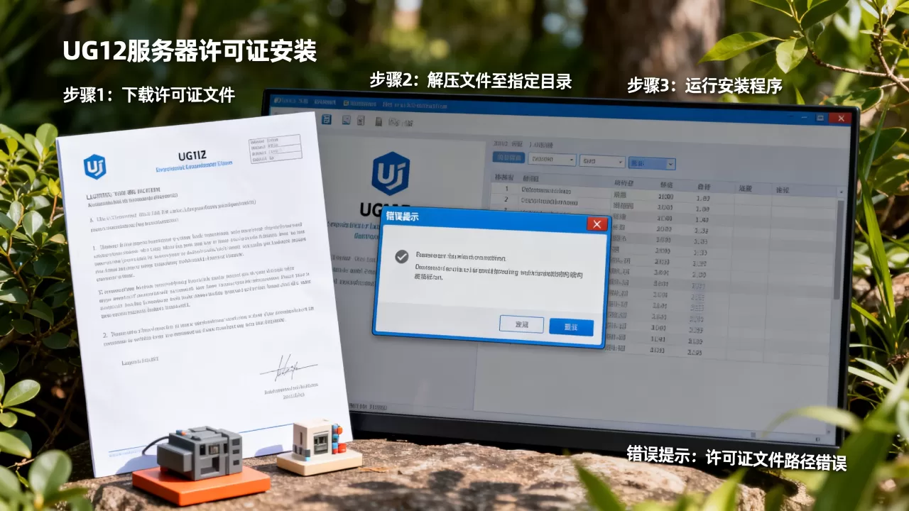 ug12服务器许可证怎么安装,安装时提示错误怎么办 ug12服务器许可证怎么安装,安装时提示错误怎么办