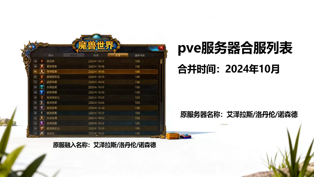 魔兽世界pve服务器哪些合服了,合并列表在哪看 魔兽世界pve服务器哪些合服了,合并列表在哪看