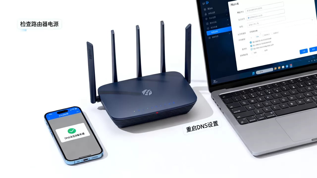 为什么wifi显示dns未连接服务器,怎么解决? 为什么wifi显示dns未连接服务器,怎么解决?