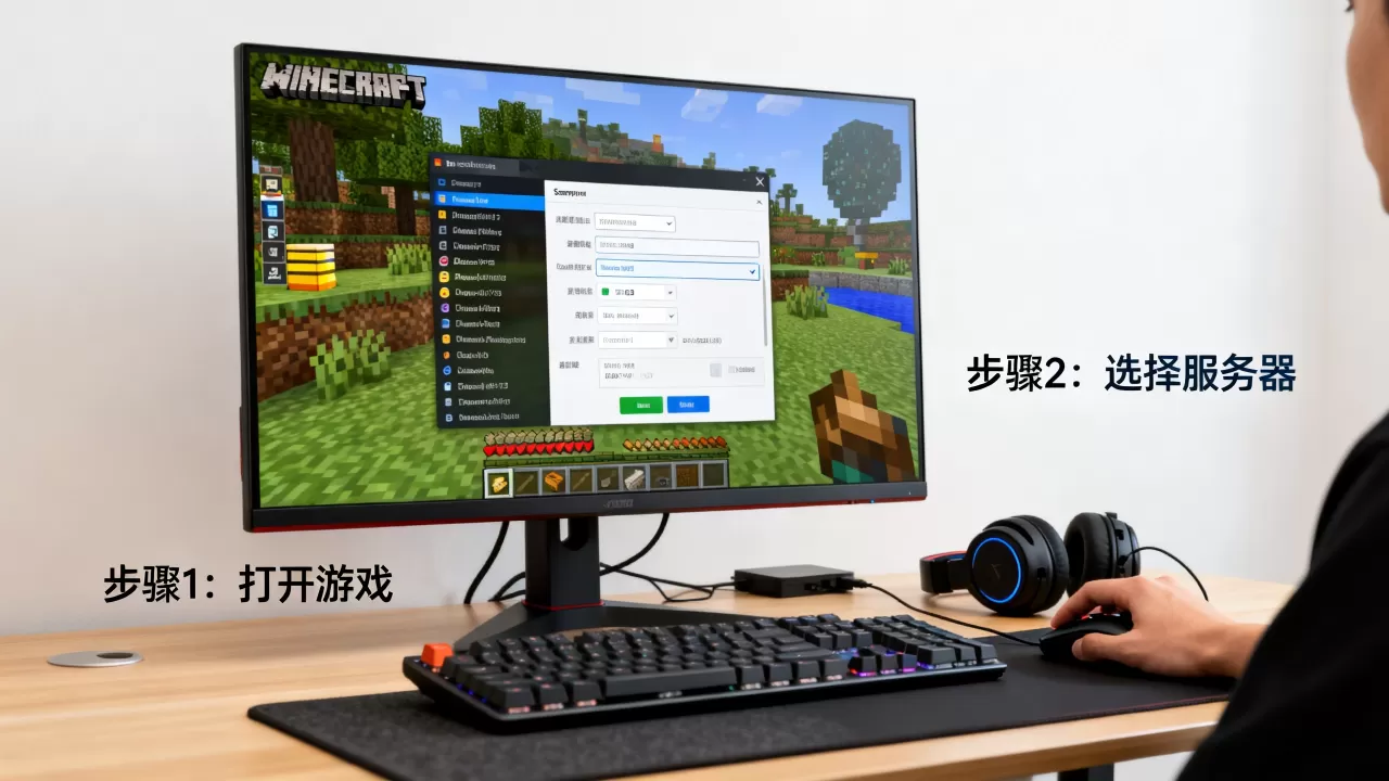 我的世界怎么和好友玩服务器里的游戏?,联机教程是什么 我的世界怎么和好友玩服务器里的游戏?,联机教程是什么