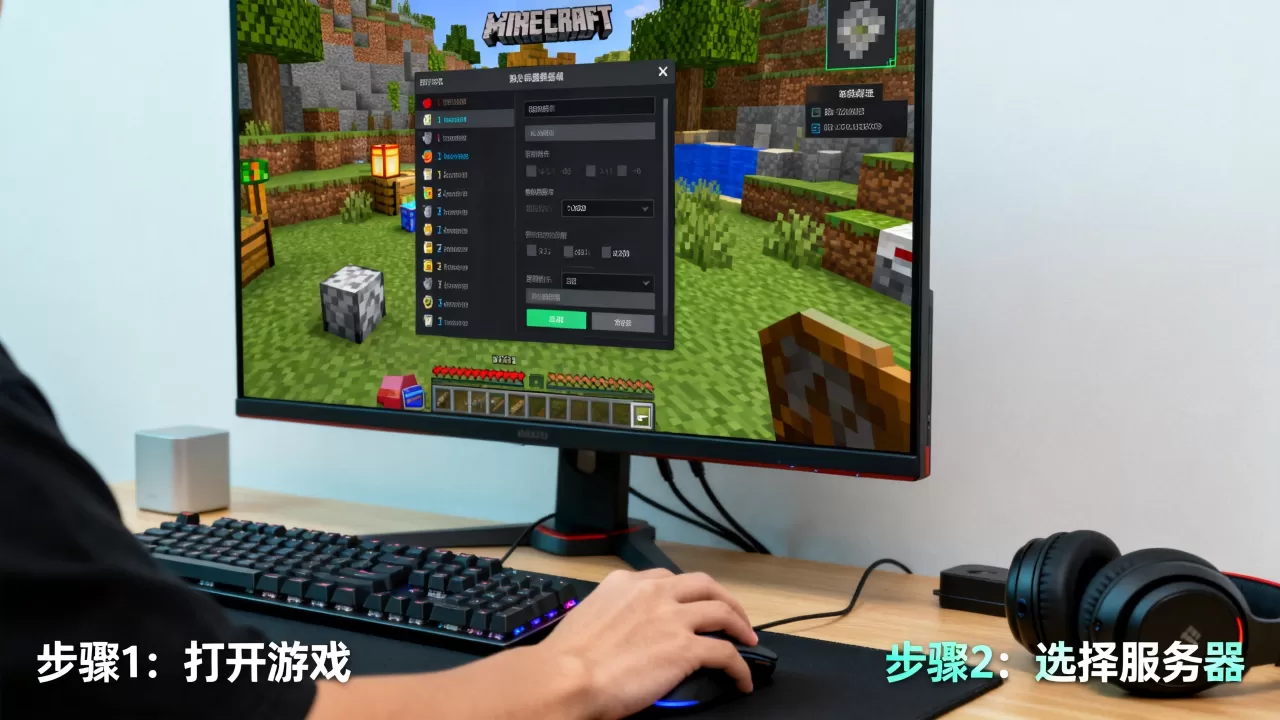 我的世界怎么和好友玩服务器里的游戏?,联机教程是什么 我的世界怎么和好友玩服务器里的游戏?,联机教程是什么