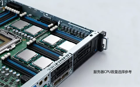 做服务器的电脑需要多少个CPU，服务器CPU数量怎么选？