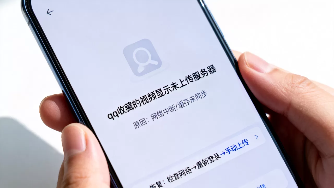 qq收藏的视频显示未上传服务器怎么恢复,原因是什么 qq收藏的视频显示未上传服务器怎么恢复,原因是什么