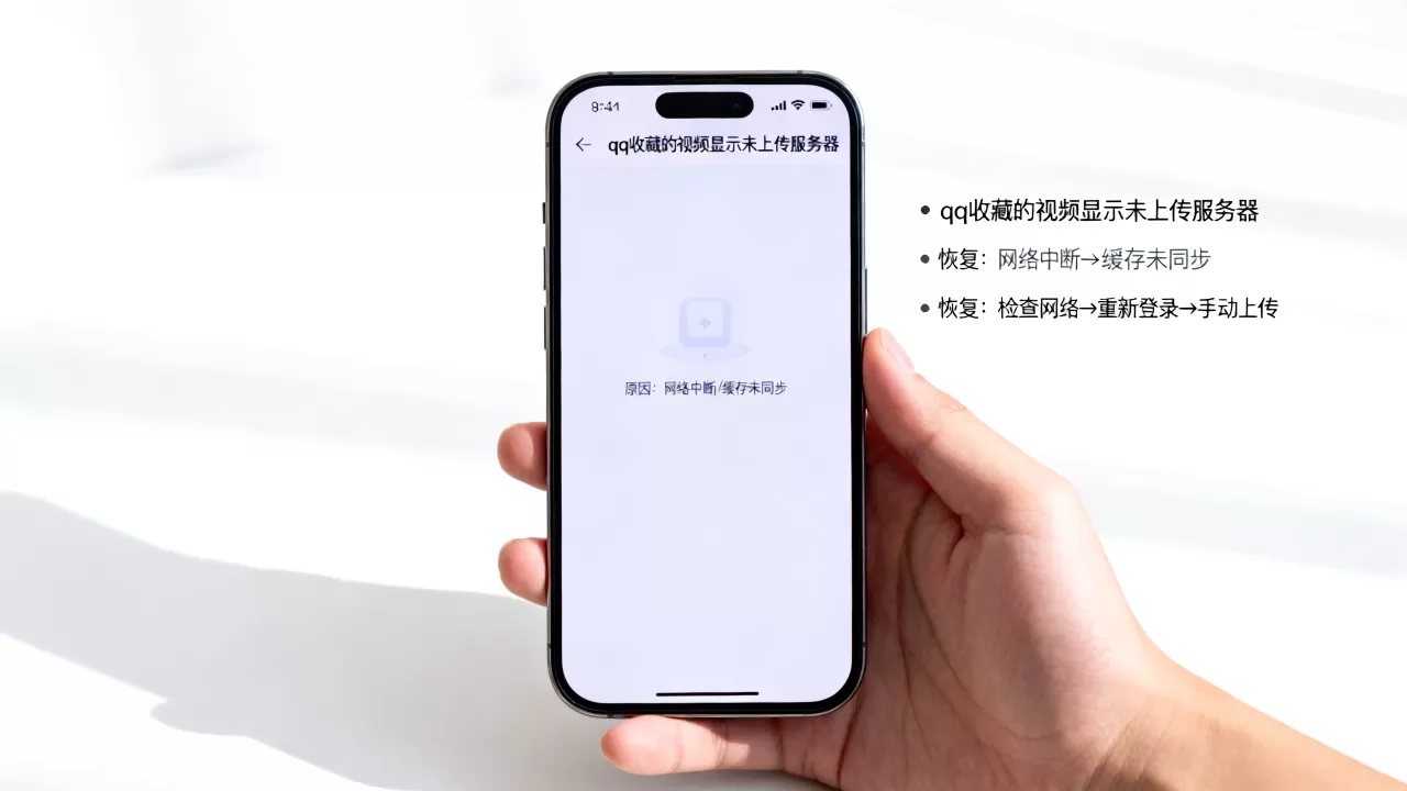 qq收藏的视频显示未上传服务器怎么恢复,原因是什么 qq收藏的视频显示未上传服务器怎么恢复,原因是什么