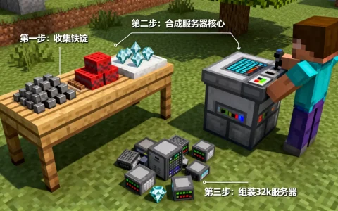 我的世界服务器32k怎么做，具体步骤是什么？