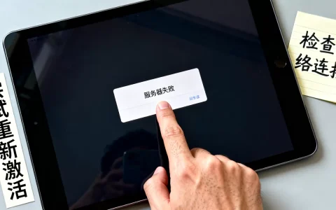 ipad激活id显示服务器失败怎么回事，怎么办