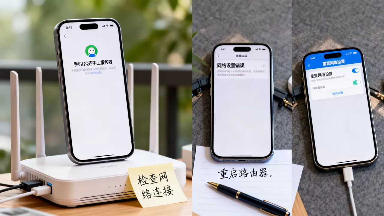 手机QQ连不上服务器怎么办,网络设置错误怎么解决 手机QQ连不上服务器怎么办,网络设置错误怎么解决