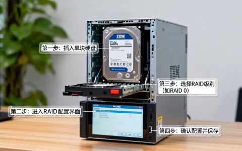 ibm服务器一块盘怎么配置raid，有哪些步骤