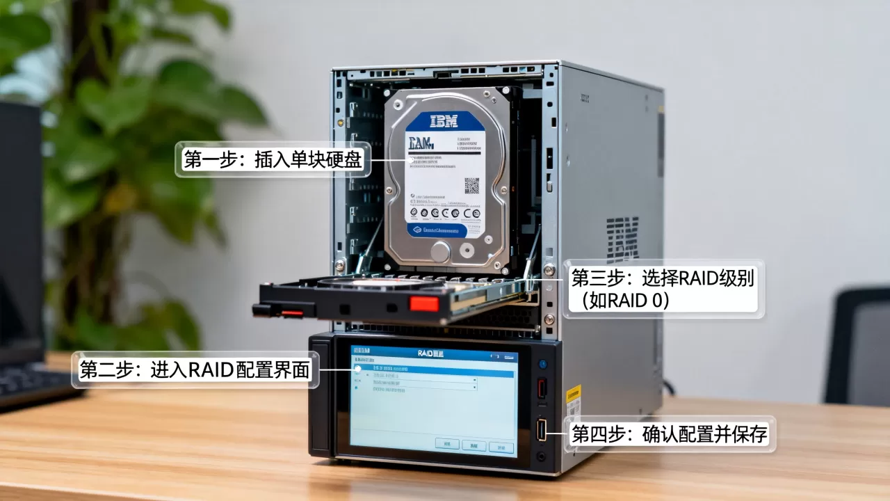 ibm服务器一块盘怎么配置raid,有哪些步骤 ibm服务器一块盘怎么配置raid,有哪些步骤