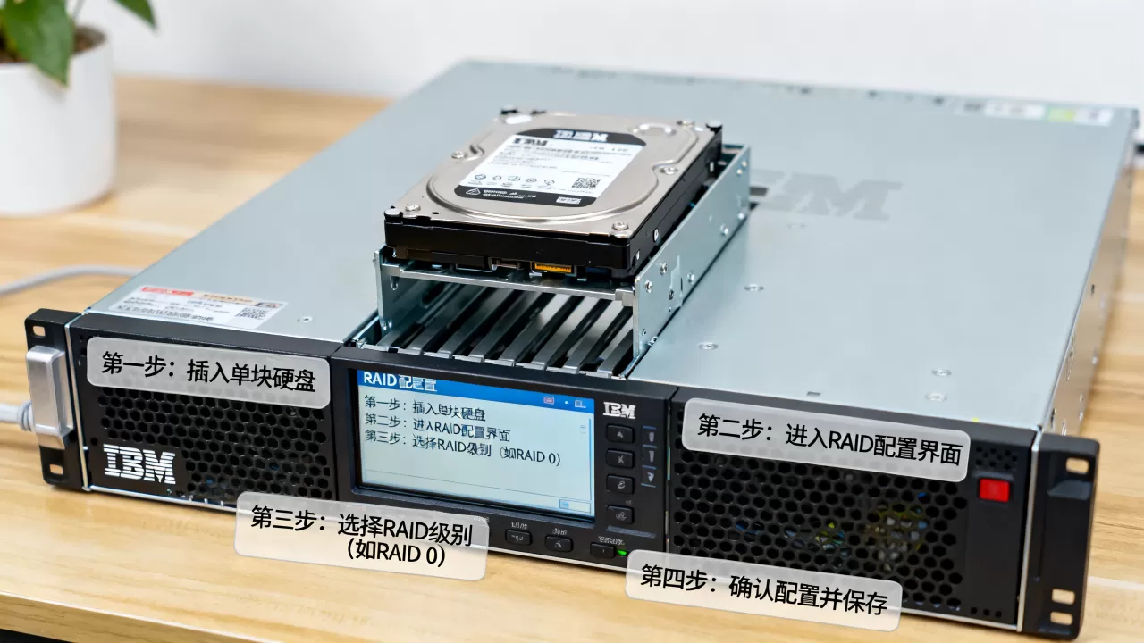 ibm服务器一块盘怎么配置raid,有哪些步骤 ibm服务器一块盘怎么配置raid,有哪些步骤