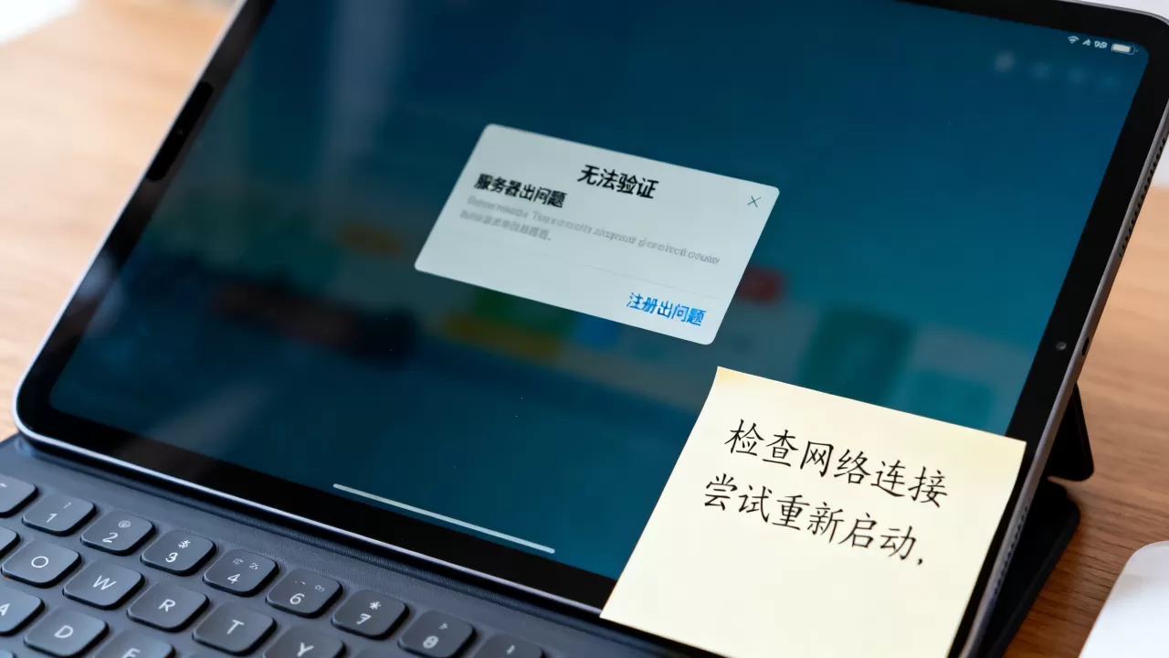 iPad注册ID显示服务器出问题怎么回事,为什么无法验证? iPad注册ID显示服务器出问题怎么回事,为什么无法验证?