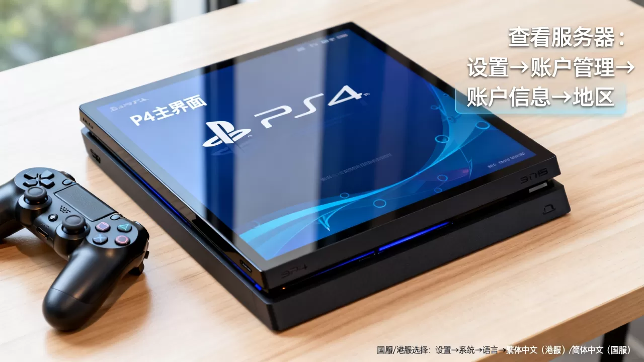 PS4怎么查看自己服务器?,国服还是港服怎么选? PS4怎么查看自己服务器?,国服还是港服怎么选?