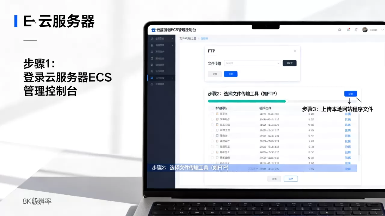 怎么把网站程序上传到云服务器ECS,详细操作步骤是什么? 怎么把网站程序上传到云服务器ECS,详细操作步骤是什么?