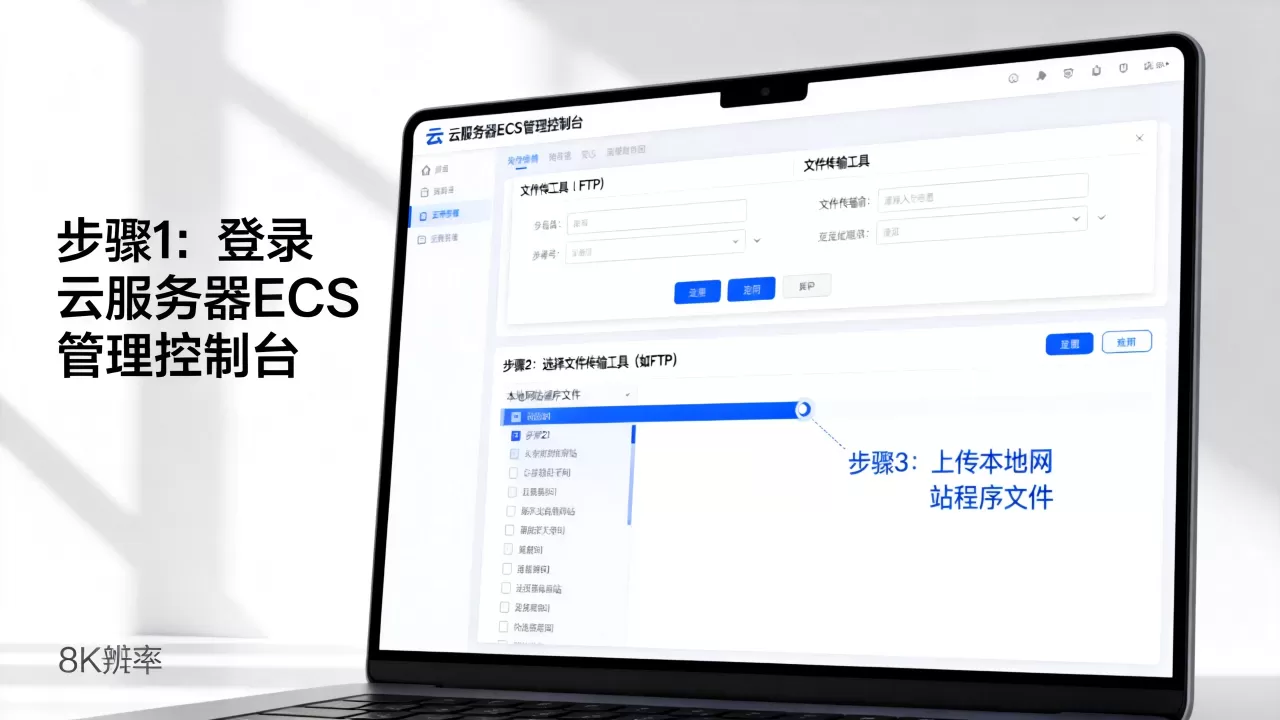 怎么把网站程序上传到云服务器ECS,详细操作步骤是什么? 怎么把网站程序上传到云服务器ECS,详细操作步骤是什么?