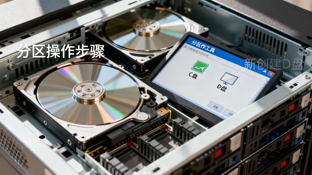 服务器C盘怎么多分一个D盘?怎么分区操作? 服务器C盘怎么多分一个D盘?怎么分区操作?
