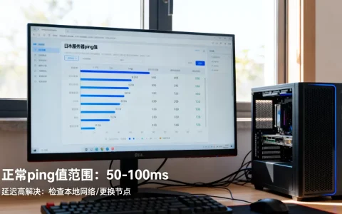 日本服务器ping值到底多少算正常？,延迟高怎么办？