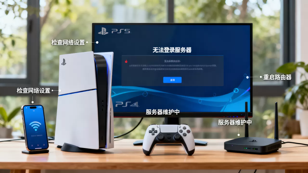 ps游戏机显示无法登录服务器怎么解决,常见原因及修复方法 ps游戏机显示无法登录服务器怎么解决,常见原因及修复方法