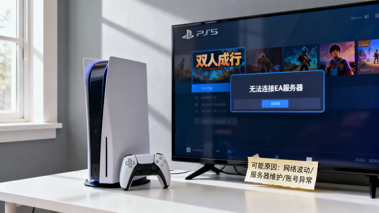 PS双人成行连不上EA服务器怎么办,是什么原因? PS双人成行连不上EA服务器怎么办,是什么原因?
