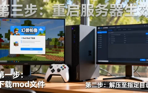 酷番云服务器幻兽帕鲁怎么加mod，详细步骤有哪些