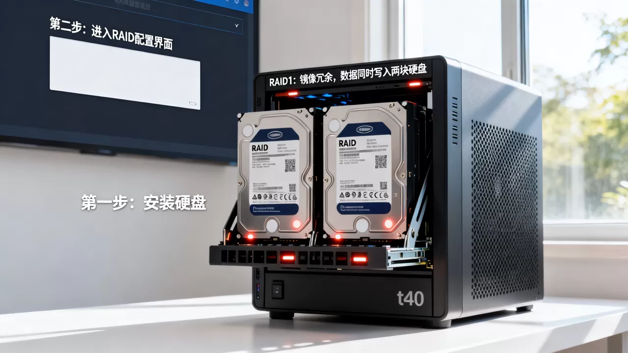 t40服务器怎么做raid1,raid1是什么意思 t40服务器怎么做raid1,raid1是什么意思