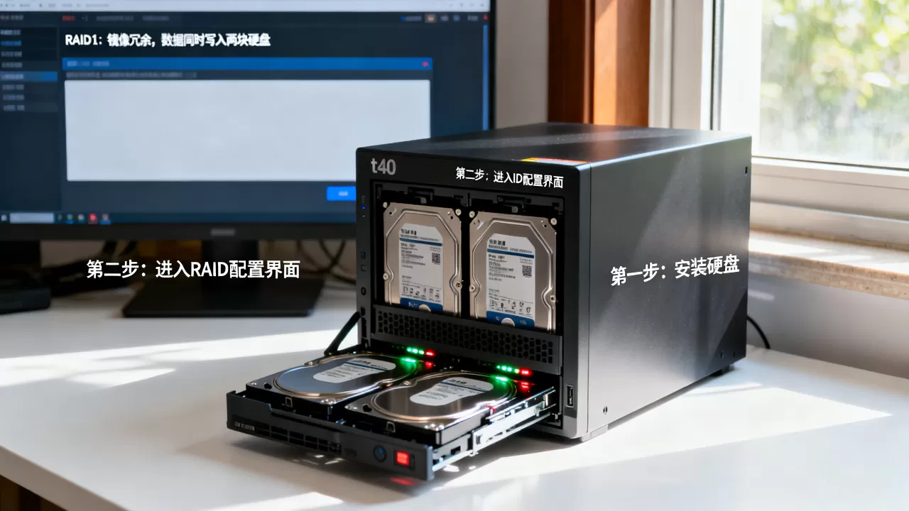 t40服务器怎么做raid1,raid1是什么意思 t40服务器怎么做raid1,raid1是什么意思