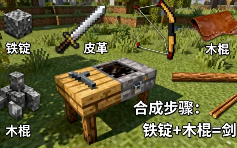 我的世界rpg服务器武器怎么做，需要哪些材料？