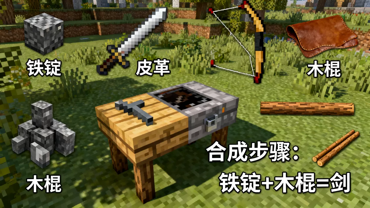 我的世界rpg服务器武器怎么做,需要哪些材料? 我的世界rpg服务器武器怎么做,需要哪些材料?