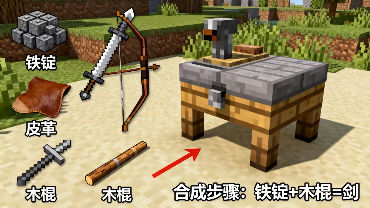 我的世界rpg服务器武器怎么做,需要哪些材料? 我的世界rpg服务器武器怎么做,需要哪些材料?