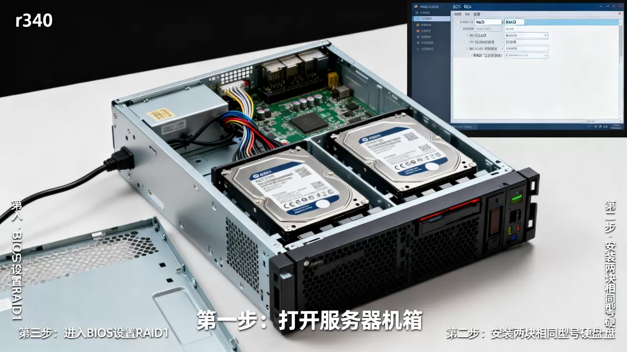 r340服务器如何做RAID1,详细步骤有哪些? r340服务器如何做RAID1,详细步骤有哪些?