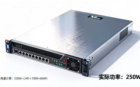 一台三型服务器实际功率多少w，耗电量怎么计算