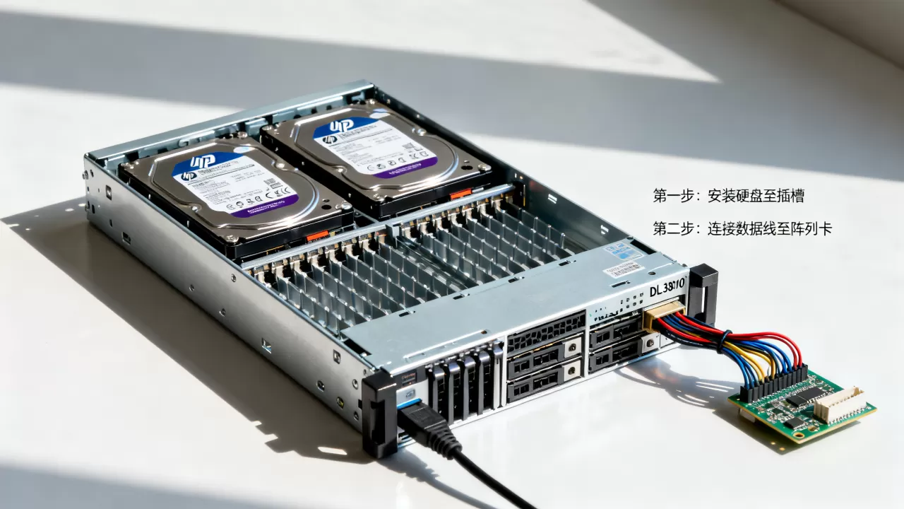 HP DL380 G10服务器阵列如何摆放,磁盘阵列配置教程? HP DL380 G10服务器阵列如何摆放,磁盘阵列配置教程?