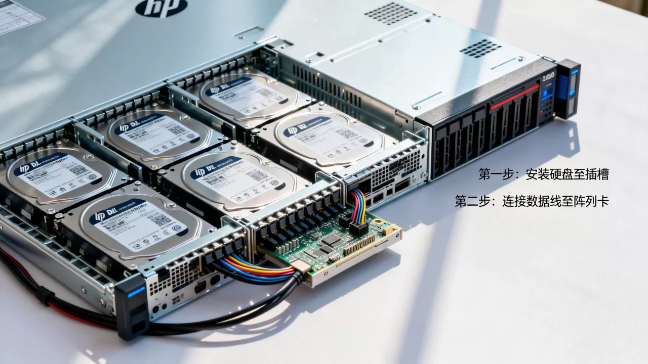 HP DL380 G10服务器阵列如何摆放,磁盘阵列配置教程? HP DL380 G10服务器阵列如何摆放,磁盘阵列配置教程?