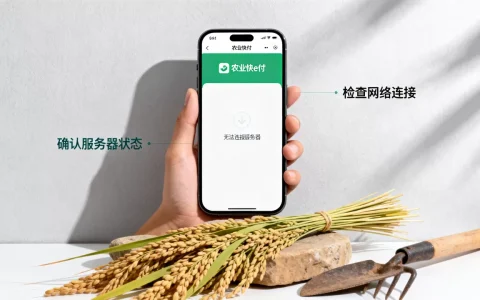 农业快e付连不上服务器怎么办，是什么原因。