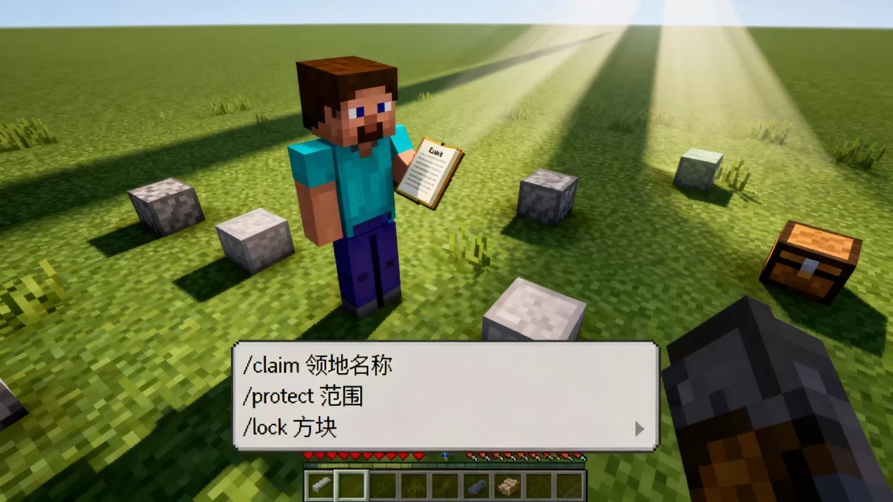 MC服务器怎么让创造也拆不成方块,保护领地指令有哪些? MC服务器怎么让创造也拆不成方块,保护领地指令有哪些?