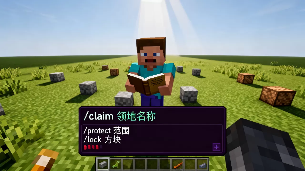 MC服务器怎么让创造也拆不成方块,保护领地指令有哪些? MC服务器怎么让创造也拆不成方块,保护领地指令有哪些?