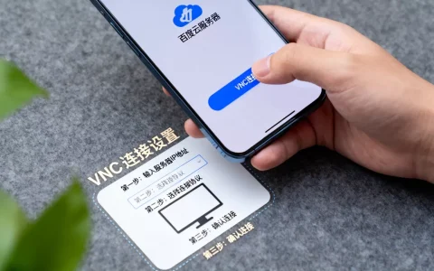 百度云服务器手机VNC怎么连？,步骤是什么