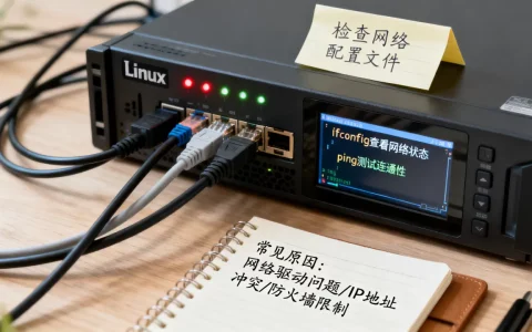linux服务器启用网络连接失败如何解决，常见原因有哪些？