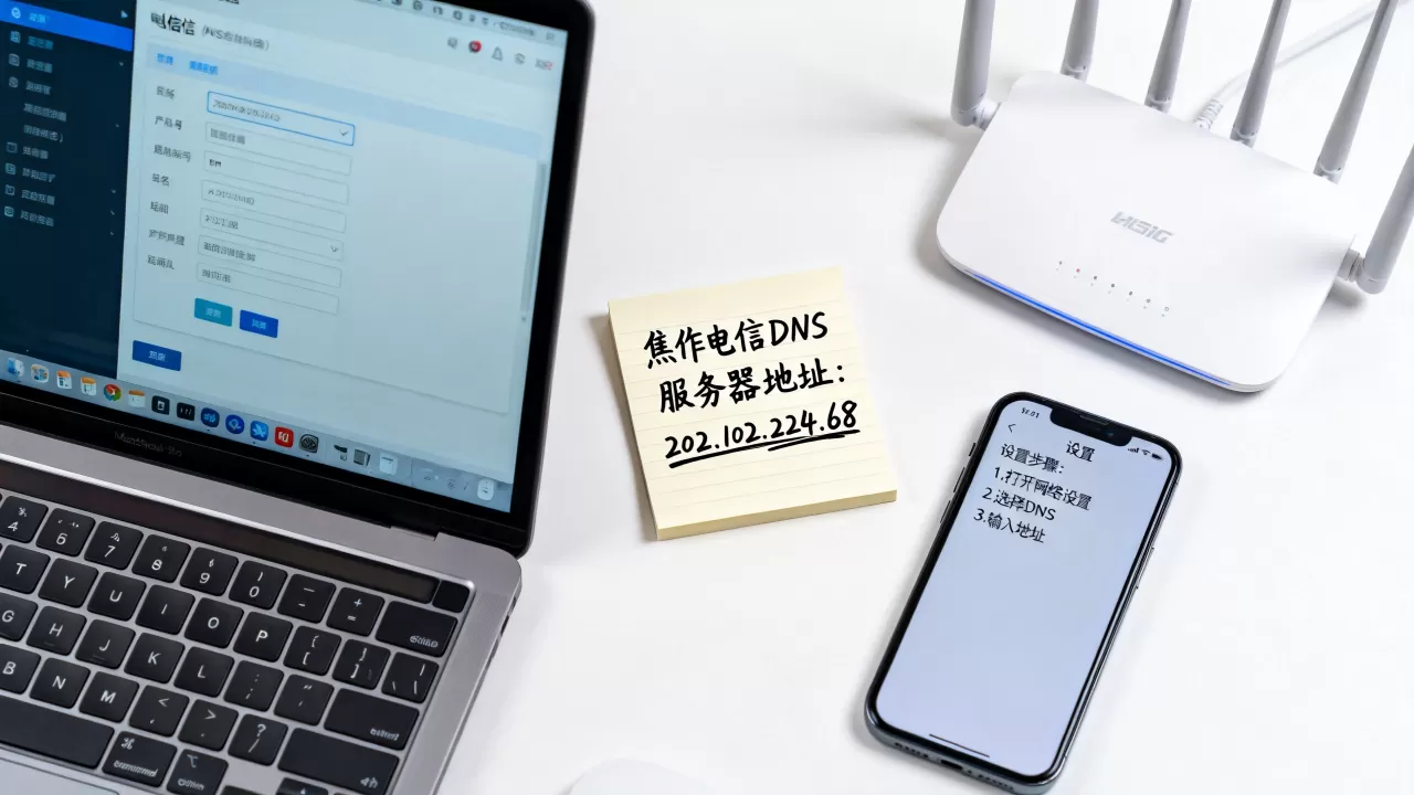 焦作电信DNS服务器地址是什么,怎么设置? 焦作电信DNS服务器地址是什么,怎么设置?
