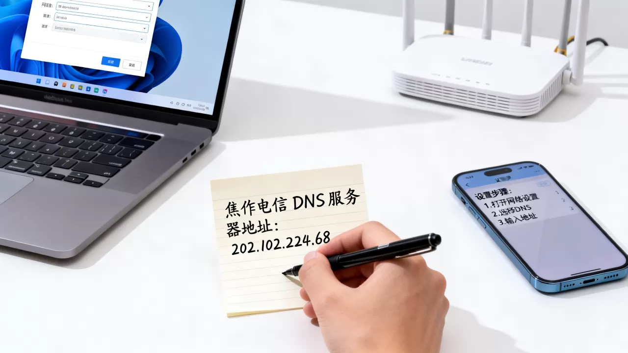 焦作电信DNS服务器地址是什么,怎么设置? 焦作电信DNS服务器地址是什么,怎么设置?