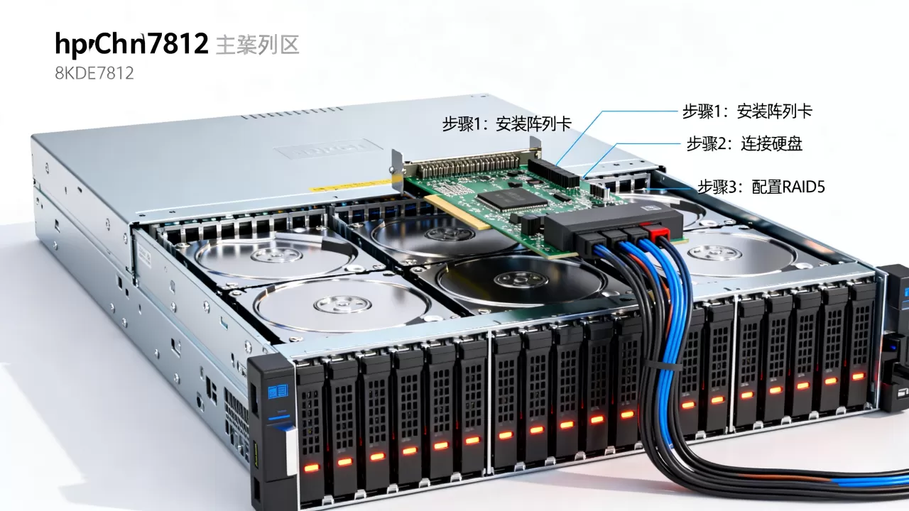 hpcn7812服务器怎么做raid5,阵列卡配置步骤 hpcn7812服务器怎么做raid5,阵列卡配置步骤