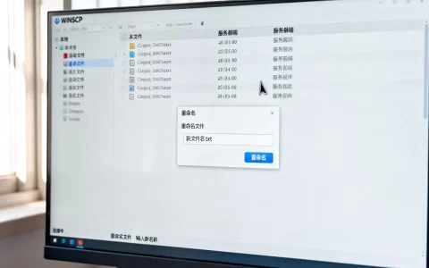 WinSCP怎么修改服务器端文件名，服务器文件怎么重命名？