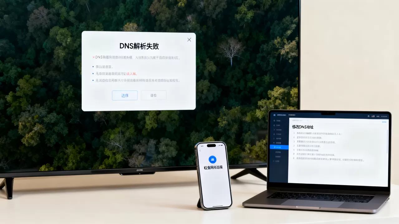 电视dns解析失败怎么办,服务器dns地址错误如何修复? 电视dns解析失败怎么办,服务器dns地址错误如何修复?