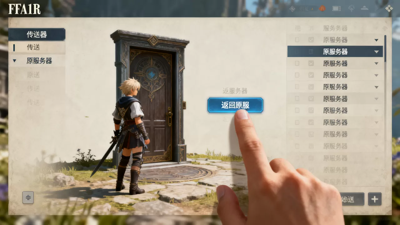 FF14跨界传送怎么回原服?跨服传送如何返回原来服务器? FF14跨界传送怎么回原服?跨服传送如何返回原来服务器?